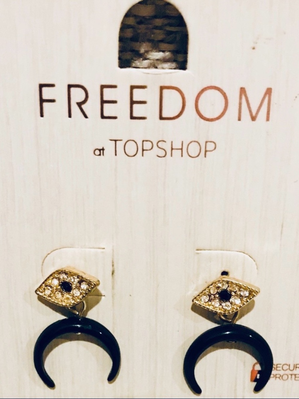 TopShop Freedom Half Moon Crescent Earrings